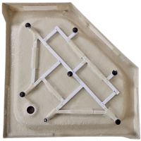 Акриловый поддон для душа Agger 90x90 Белый арт-A03-090TCR/T — фото 3, Акриловые душевые поддоны