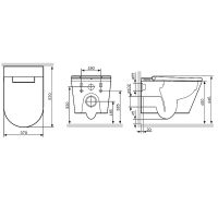 Унитаз биде AM.PM Inspire CleanCare подвесной с сиденьем Микролифт арт-CCC501700SC — фото 11, Умные унитазы