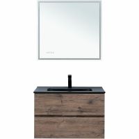 Тумба под раковину Aquanet Алвита New 80 подвесная Дуб веллингтон табак арт-334186 — фото 10, Тумбы под раковину