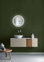 Зеркало Esbano 70 с подсветкой с сенсорным выключателем и подогревом арт-ESMI3596YD — фото 3, Зеркала в ванную комнату