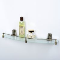 Товар: Стеклянная полка WasserKRAFT Exter Светлая бронза арт-K-5244 - фото 3 Стеклянная полка WasserKRAFT Exter Светлая бронза арт-K-5244 — фото 3, Полки для ванной и душа