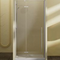 Душевая дверь Vincea Slim-N 100 профиль Хром стекло прозрачное арт-VDPH-5SN100CL — фото 1, Распашные душевые двери