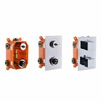 Душевая система Vincea с термостатом Хром арт-VSFW-102TCH — фото 5, Встраиваемые душевые комплекты