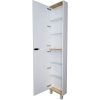 Шкаф пенал 1MarKa Gaula 40Н White арт-У92522 — фото 2, Пеналы для ванной комнаты