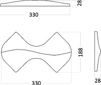 Гипсовая 3д панель Artpole Elementary Flip 188x330 мм арт-E-0029 — фото 7, Гипсовые 3Д панели