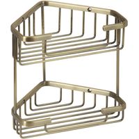 Полка корзина Veragio Basket угловая Бронза арт-VR.GFT-9053.BR — фото 1, Полки для ванной и душа