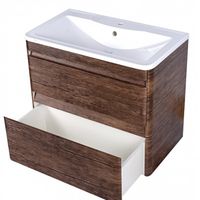 Тумба под раковину Style Line Атлантика Люкс Plus 60 подвесная Старое дерево арт-СС-00002205 — фото 2, Тумбы под раковину