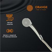Смеситель для ванны Orange Classic Pro универсальный Хром арт-M72-222cr — фото 4, Смеситель для ванны