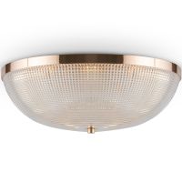 Потолочный светильник Maytoni Ceiling Wall Coupe Led Прозрачный Золото арт-C046CL-04G — фото 1, Накладные светильники