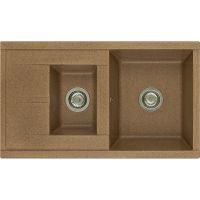 Кухонная мойка Aquaton Делия 87 Терракотовая арт-1A716232DE270 — фото 1, Кухонные мойки