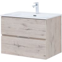 Тумба под раковину Aquanet Алвита New 70 подвесная Дуб веллингтон белый арт-303910 — фото 7, Тумбы под раковину