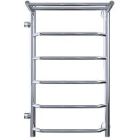 Водяной полотенцесушитель Тругор Браво 1 П ПМ L 80x40 с полкой Хром арт-Браво1/ПМ508040Плев — фото 2, Водяные полотенцесушители