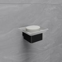 Мыльница Lemark Smooth Line Черная матовая арт-9742017 — фото 2, Мыльницы