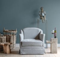 Обои Milassa Ambient Флизелин (1*10,05) Голубой, Однотонные арт-Am9 021/1 — фото 2, Обои для стен