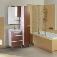 Тумба под раковину Onika Элита 60.13 Штрокс коричневый Белый арт-106122 — фото 2, Тумбы под раковину