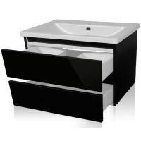 Тумба под раковину Style Line Даймонд 80 Люкс Plus подвесная Белый глянец арт-СС-00000483 — фото 6, Тумбы под раковину