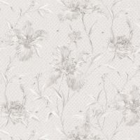 Обои Decori-Decori Bukhara Винил на флизелине (1,06*10,05) Белый, Цветы арт-82747 — фото 1, Обои для стен