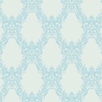 Обои Milassa Joli Флизелин (1*10,05) Бирюзовый/Голубой, Орнамент/Дамаск арт-Joli5 006 — фото 1, Обои для стен