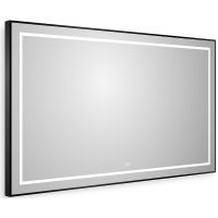 Зеркало BelBagno Kraft 140 с подсветкой Черное с сенсорным выключателем и подогревом арт-SPC-KRAFT-1400-800-LED-TCH-WARM-NERO — фото 7, Зеркала в ванную комнату