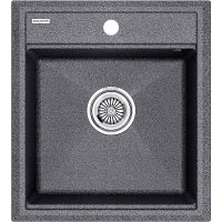 Кухонная мойка Paulmark Stepia 45 Графит арт-PM114651-DG — фото 1, Кухонные мойки