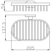 Товар: Мыльница Rav Slezak Yukon Хром арт-YUA0301 - фото 2 Мыльница Rav Slezak Yukon Хром арт-YUA0301 — фото 2, Мыльницы