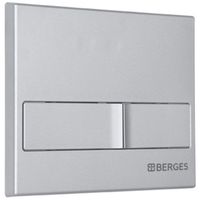 Клавиша смыва Berges Novum L2 Хром матовый арт-040012 — фото 2, Кнопки смыва