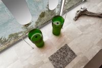 Раковина Abber Kristall 45 Зеленая арт-AT2701Emerald — фото 4, Раковины напольные