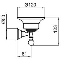 Мыльница Webert Karenina Бронза арт-KA500101065 — фото 2, Мыльницы