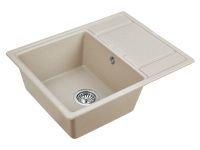Кухонная мойка Paulmark Flugen 50-650 Бежевая арт-PM216550-BE — фото 2, Кухонные мойки