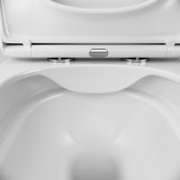 Унитаз AM.PM Spirit V2.0 Square FlashClean подвесной с сиденьем микролифт арт-C701701SC — фото 13, Подвесные унитазы