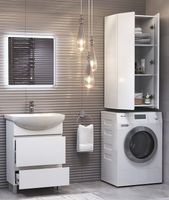 Подвесной шкаф Vigo Wing 50 Белый арт-sh.WIN.50.2Dбелый — фото 8, Шкафы для ванной