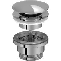 Донный клапан Jacob Delafon click-clack Хром арт-E30536-CP — фото 1, Донные клапаны