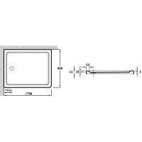 Товар: Душевой поддон из материала Flight Jacob Delafon Flight 170x90 Белый арт-E62483-00 - фото 12 Душевой поддон из материала Flight Jacob Delafon Flight 170x90 Белый арт-E62483-00 — фото 12, Акриловые душевые поддоны