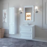 Тумба под раковину Caprigo Ponza 70 подвесная Белая матовая арт-13520-В231 — фото 5, Тумбы под раковину