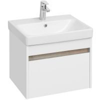 Тумба под раковину Aquaton Марти 55 подвесная Ясень шимо арт-1A263201MY010 — фото 1, Тумбы под раковину