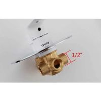 Душевая система Gappo Белый Хром арт-G7148-8 — фото 9, Встраиваемые душевые комплекты