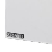 Зеркало со шкафом Aquaton Панда 50 с подсветкой Белое арт-1A007402PD01L — фото 4, Зеркальные шкафы в ванную