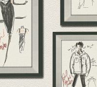 Обои AS Creation Karl Lagerfeld Винил на флизелине (0,53*10,05) Белый/Черный, Люди/Предметы арт-37846-3 — фото 3, Обои для стен