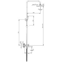 Товар: Душевая система Splenka Хром арт-S02.24 - фото 2 Душевая система Splenka Хром арт-S02.24 — фото 2, Душевые стойки