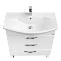 Тумба под раковину Aquaton Ария 65 Н Белая арт-1A123401AA010 — фото 2, Тумбы под раковину