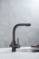 Смеситель для кухни Paulmark Essen Вороненая сталь арт-Es213011-GM — фото 7, Смесители для кухни