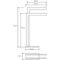 Напольная стойка Bemeta Beta Хром арт-132836022 — фото 2, Стойки - набор держателей