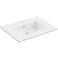 Товар: Раковина Berges Ego 61 Белая глянцевая арт-182004 - фото 1 Раковина Berges Ego 61 Белая глянцевая арт-182004 — фото 1, Раковины встраиваемые сверху