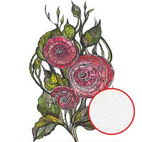 Фреска Ortograf Цветы 20903 Фактура бархат FX Флизелин (2*2,7) Белый/Разноцветный, Цветы/Абстракция арт-20903 (бархат FX) — фото 1, Фрески