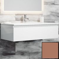 Тумба с раковиной SanVit Авеню-1 90 в цвете Ral подвесная Капучино арт-kavenu190 — фото 1, Тумбы с раковиной