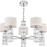 Люстра Maytoni Modern Talento Белая Хром арт-DIA008PL-05CH — фото 2, Люстры