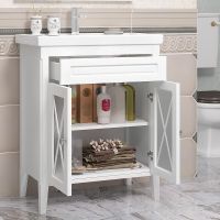 Тумба под раковину Opadiris Палермо 70 Белая матовая арт-00-00006720 — фото 5, Тумбы под раковину