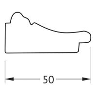 Зеркало Evoform Octagon 54x54 в багетной раме - Махагон с орнаментом 50 мм арт-BY 7396 — фото 4, Зеркала в ванную комнату