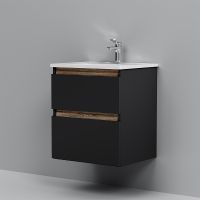 Товар: Тумба под раковину AM.PM X-Joy 55 подвесная Черная матовая арт-M85AFHX0552BM - фото 3 Тумба под раковину AM.PM X-Joy 55 подвесная Черная матовая арт-M85AFHX0552BM — фото 3, Тумбы под раковину