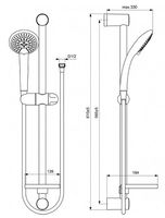 Комплект смесителей Vidima Calista Хром арт-B1435AA — фото 7, Готовые комплекты для ванной комнаты